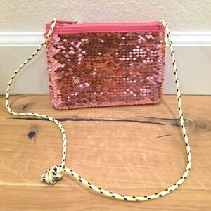 JCrew Crewcuts Girls Sequin Pink Crossbody Bag